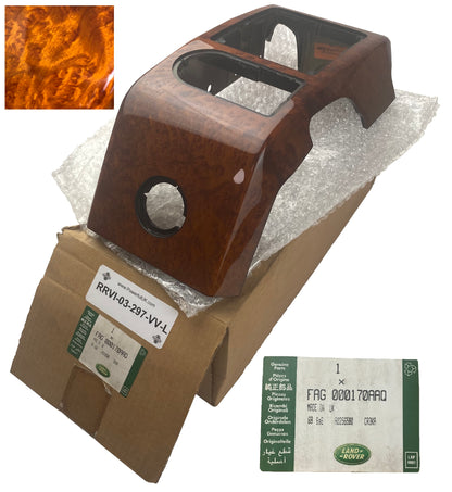 Dash End Panel (Left) - Vavona Burl - With Light for Range Rover L322