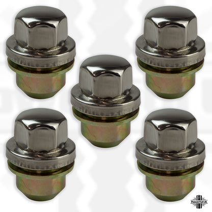 Wheel Alloy Nuts for Range Rover P38 5pc Kit 1994-2001