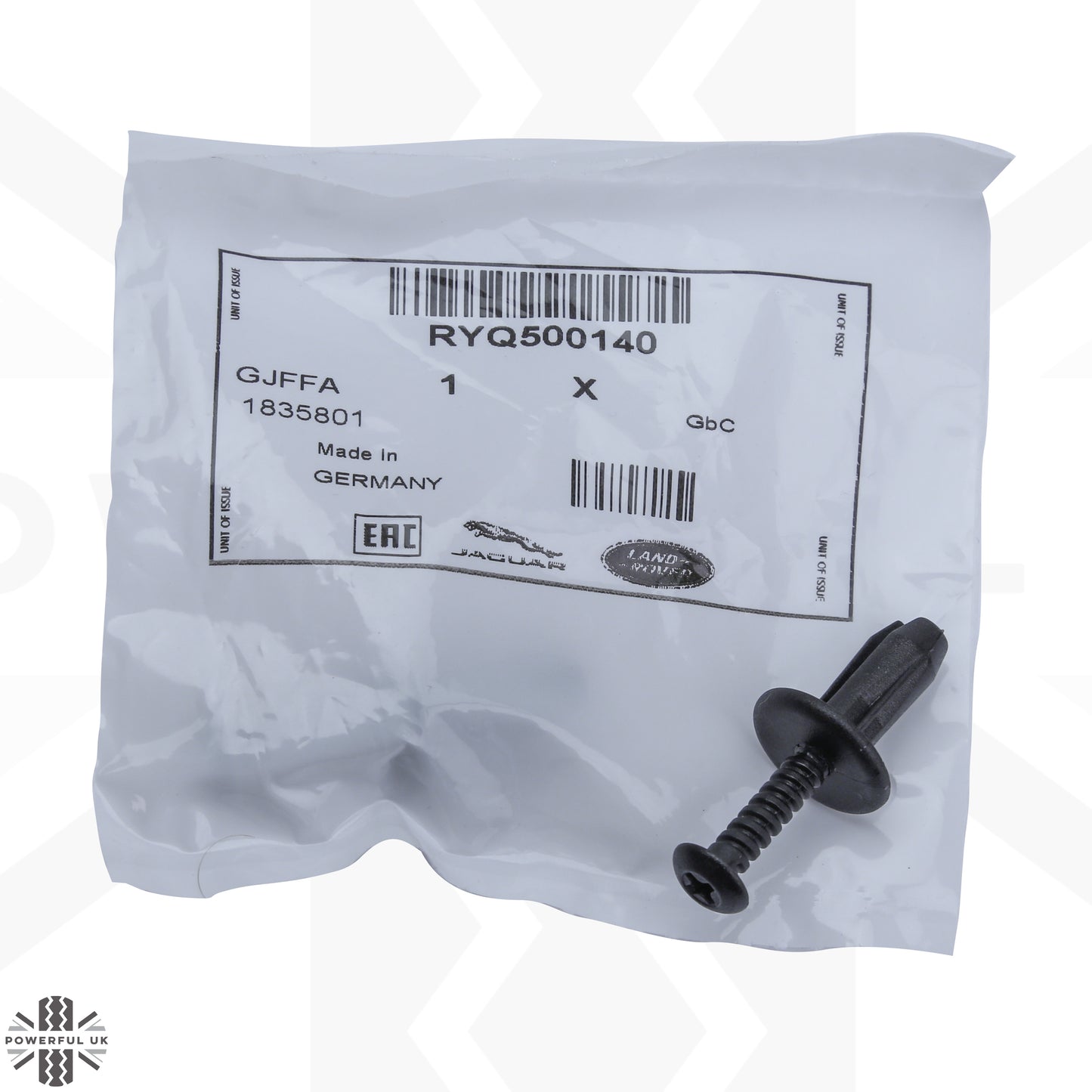 4x Clips for Front Grille (Plastic Screw Rivet type) for Range Rover Sport L461