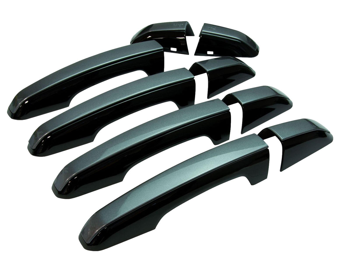 2pc "HSE Luxury Style" Door Handle Covers for Land Rover Discovery Sport - Black/Corris Grey