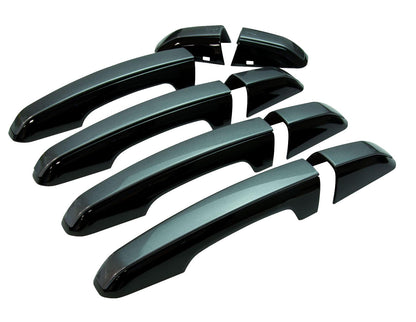 2pc "HSE Luxury Style" Door Handle Covers for Land Rover Discovery 5 - Black/Corris Grey