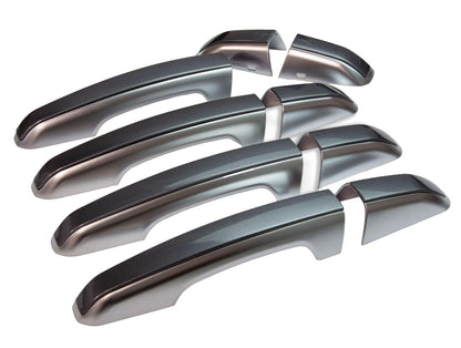 2pc "Autobiography Style" Door Handle Covers for Range Rover L405 - Silver/Corris Grey