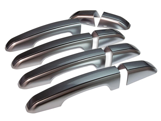 2pc "Autobiography Style" Door Handle Covers for Range Rover L405 - Silver/Corris Grey