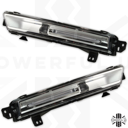 Silver Front LED Fog Light for Range Rover Sport 2018 - PAIR