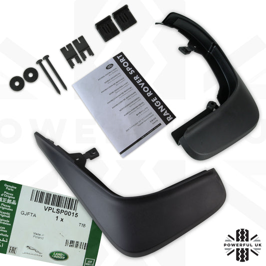 Rear Mudflap Kit for Range Rover Sport 2010 Autobiography Rear Bumper - Genuine