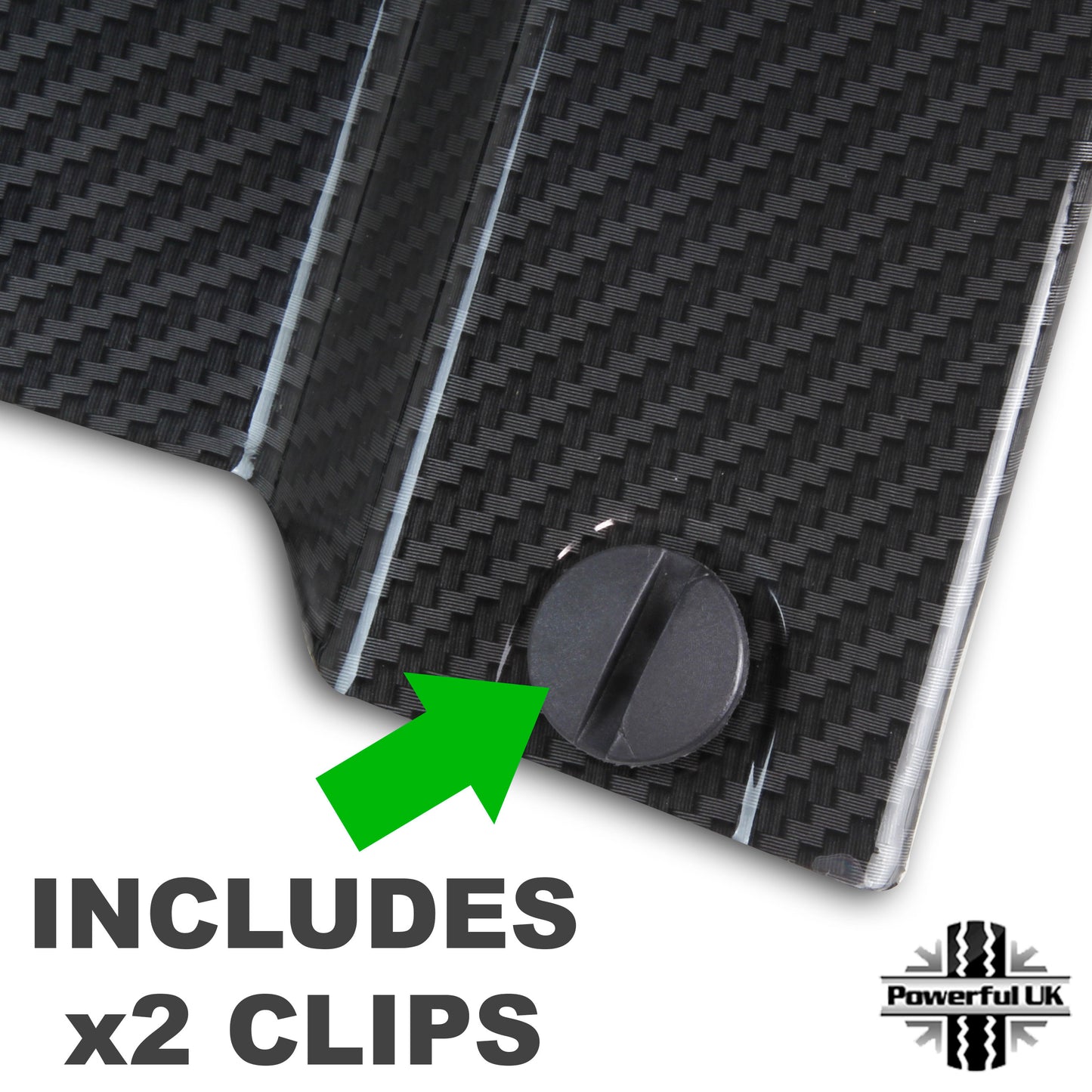 Rear Tow Eye Cover for Range Rover Sport L494 (2014-17)  - Carbon Fibre Effect