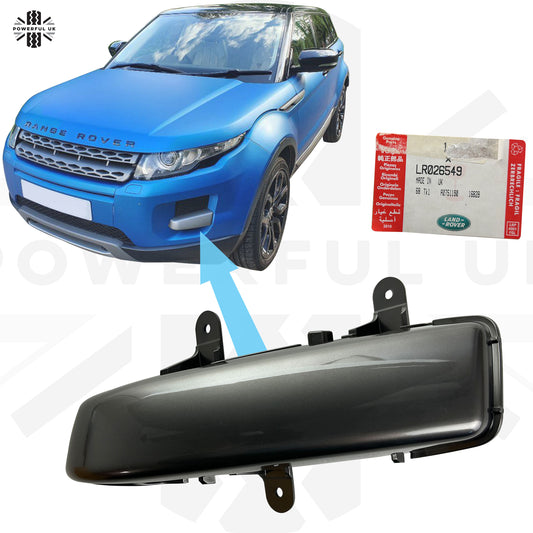 Genuine Dark Atlas Grey Fog Insert Blank for Range Rover Evoque - Left