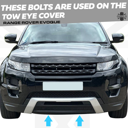 2x Genuine Bolts for Front Tow Eye Cover for Range Rover Evoque