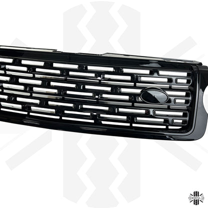 Autobiography SV Style Front Grille in full Black for Range Rover L405 2013-2017