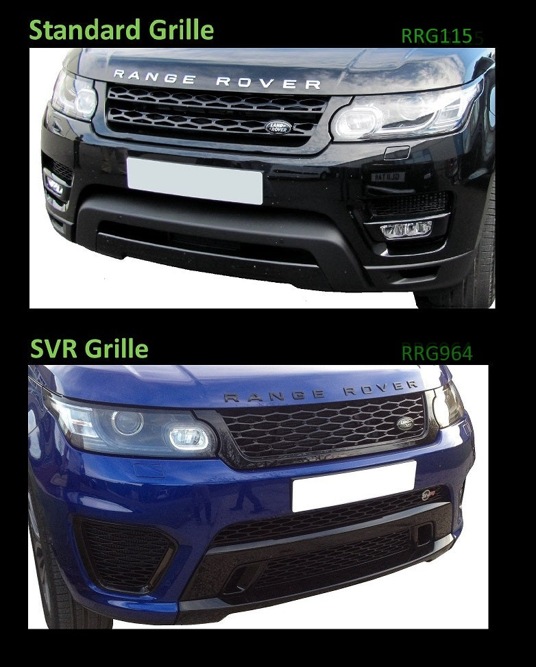 Front Grille - Gloss Black for Range Rover Sport SVR