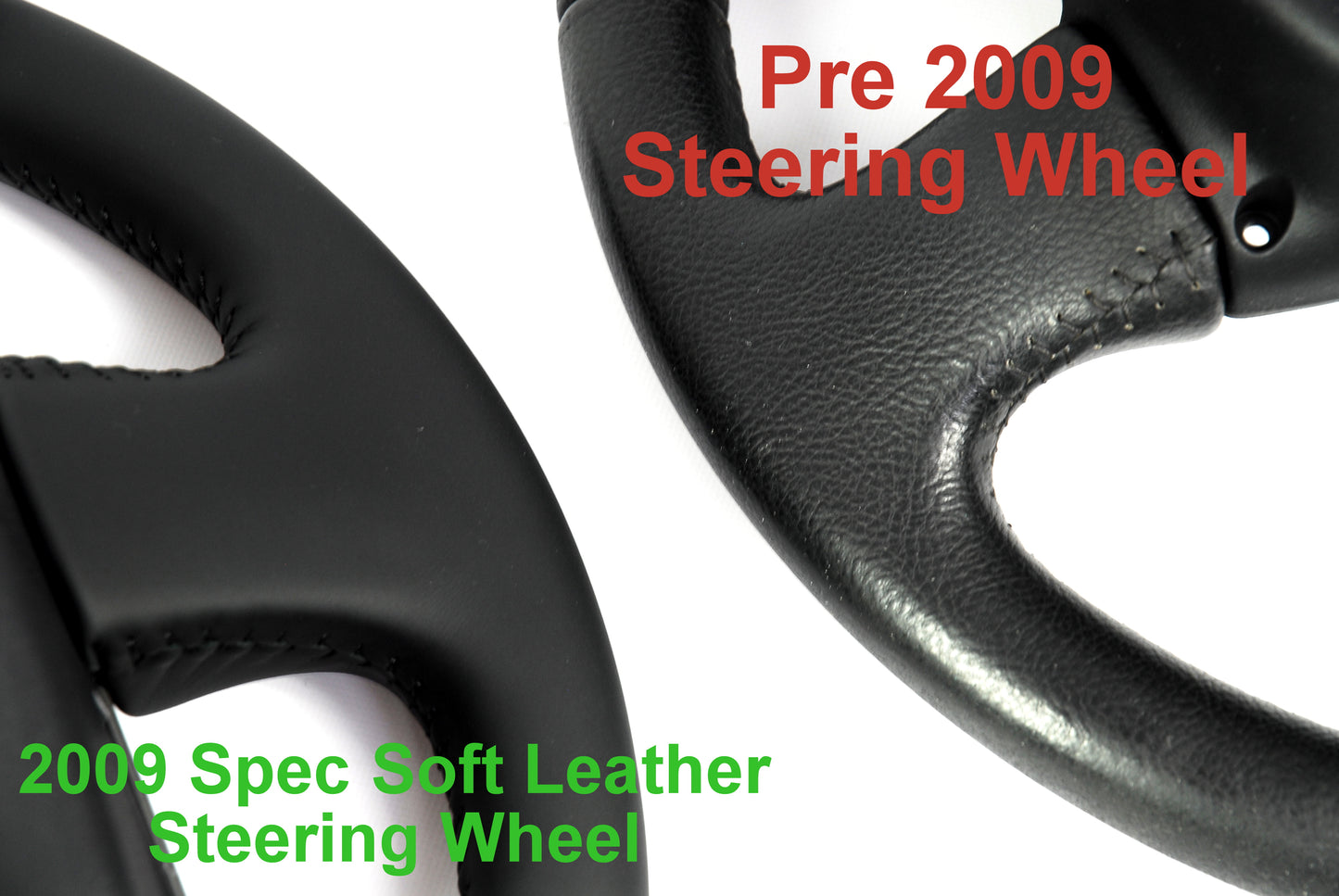 Soft Leather Steering Wheel - for Land Rover Discovery 3 Genuine (Outright)