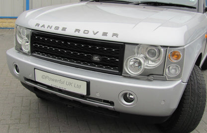 Front Grille (Square Type)  - Gloss Black for Range Rover L322
