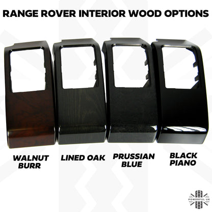 Lined Oak Dash End Panels for Range Rover L322 - RHD