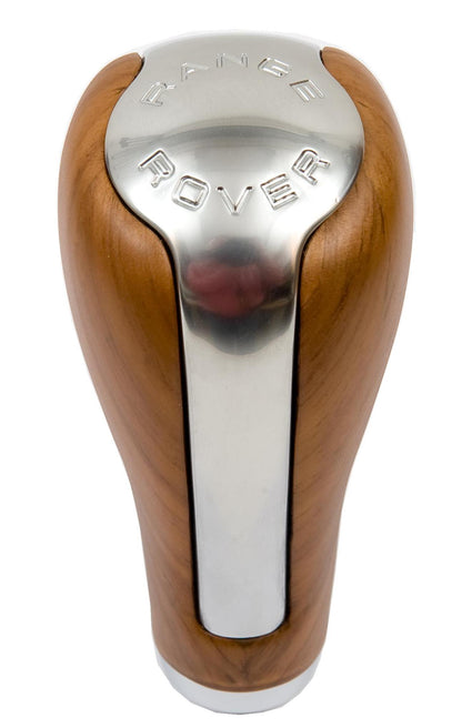 Gear Knob - Walnut + Chrome Insert for Range Rover Sport