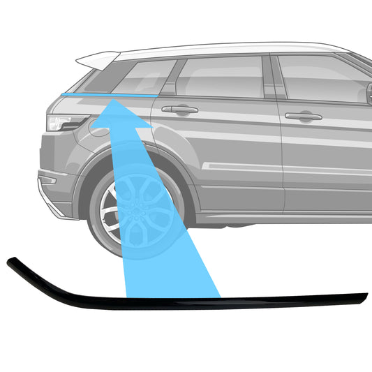Genuine Rear Back Right Window Moulding Trim for Range Rover Evoque 2011-14