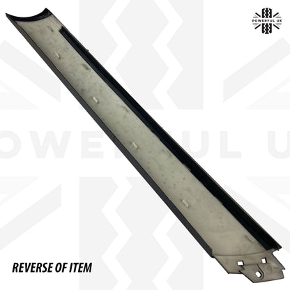 A Pillar Windscreen Finisher in Gloss Black for Land Rover Defender L663 - LEFT (Late Type)