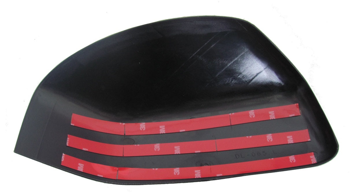 Top Half Mirror Covers for Range Rover L322 (05-09 Mirrors) - Matt Black