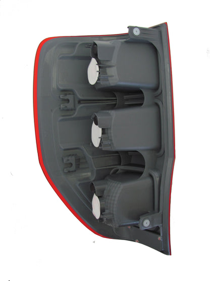 Rear Light 2012 on Red/Chrome - LHD Spec - RH (value range) for Ford Ranger