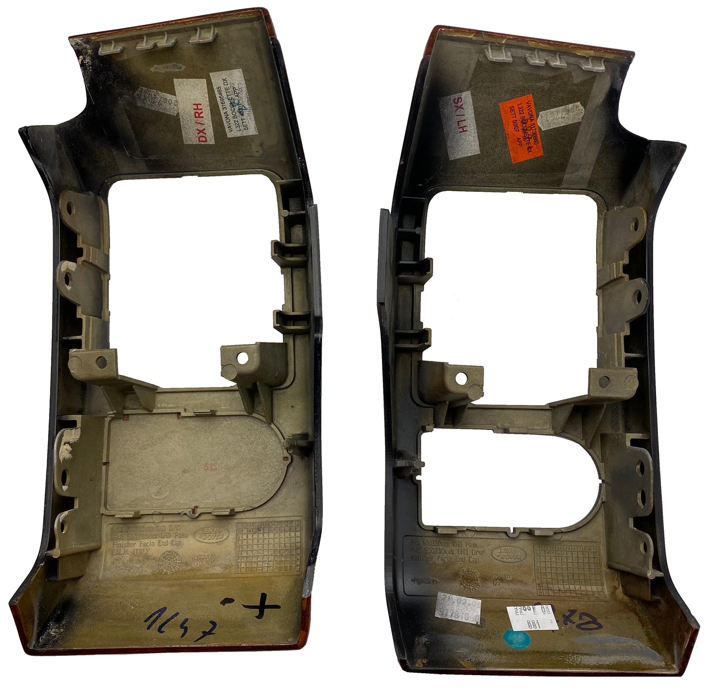 Vavona Burl Dash End Panels for Range Rover L322 - LHD