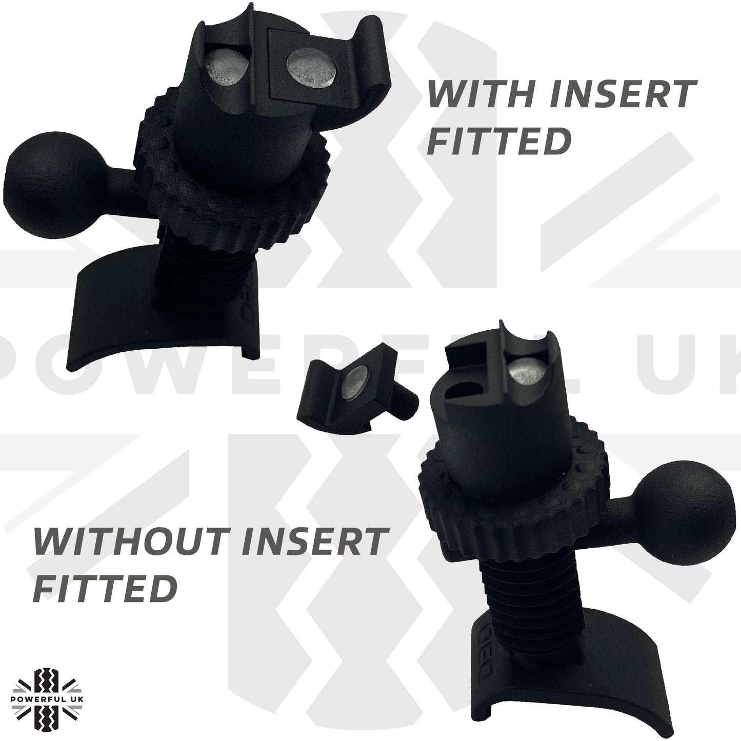 Dash Clamp/Mount System with 1" ball head for Land Rover Defender L663 - Type B