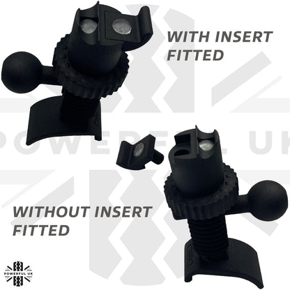Dash Clamp/Mount System with 1" ball head for Land Rover Defender L663 - Type B