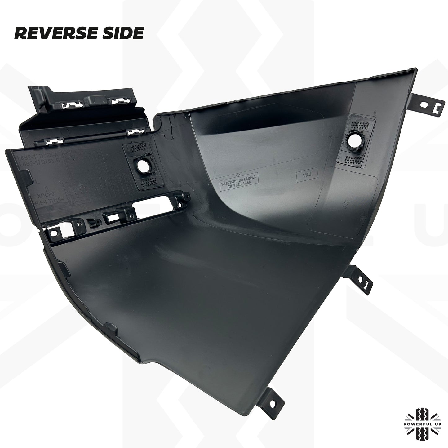 Rear Bumper Corner for Land Rover Defender L663 in Textured Plastic - LEFT