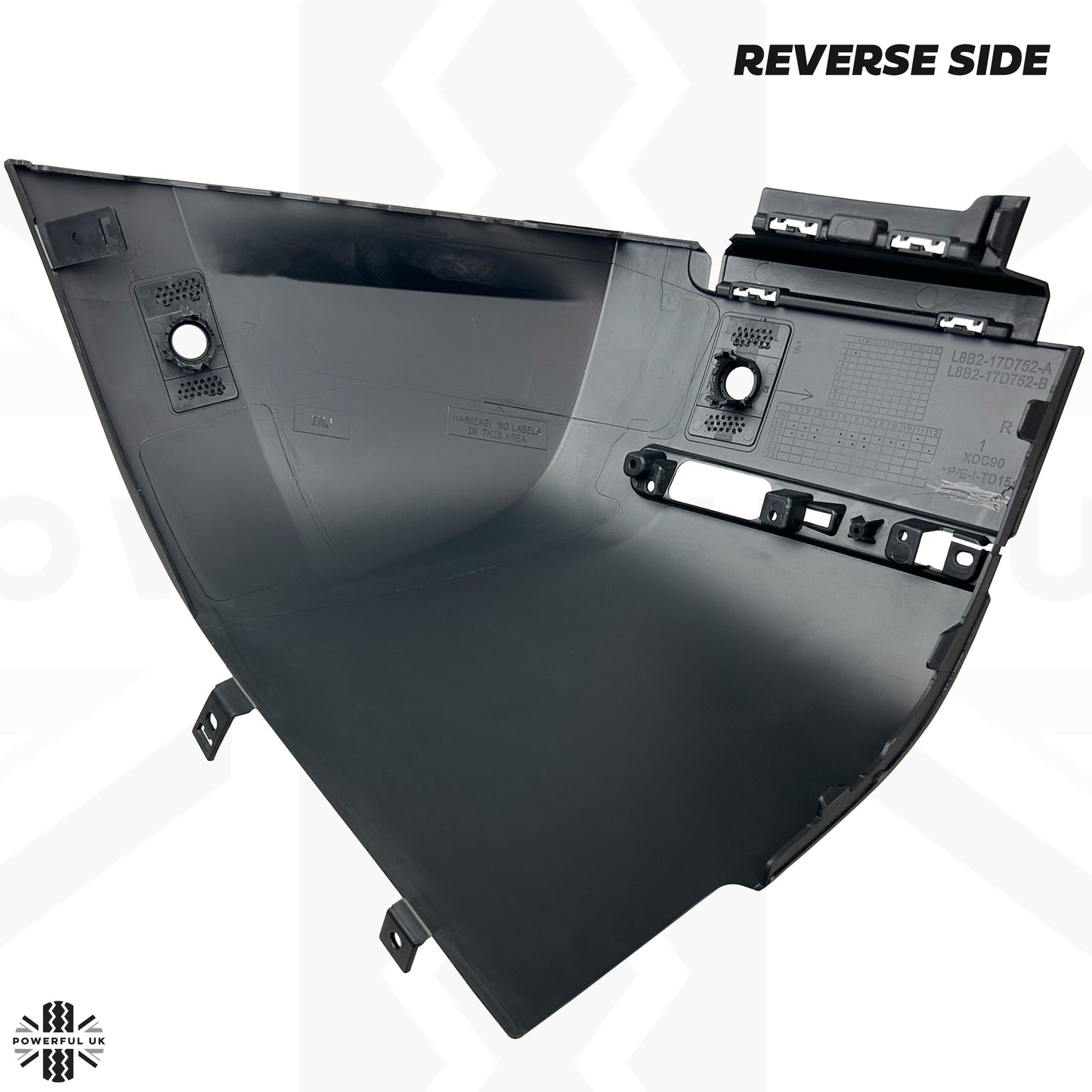 Rear Bumper Corner for Land Rover Defender L663 in Textured Plastic - RIGHT