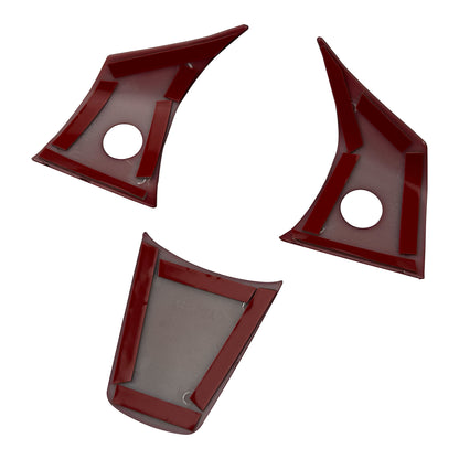 Steering Wheel Column Cover Trims for Tesla Model 3 - Red