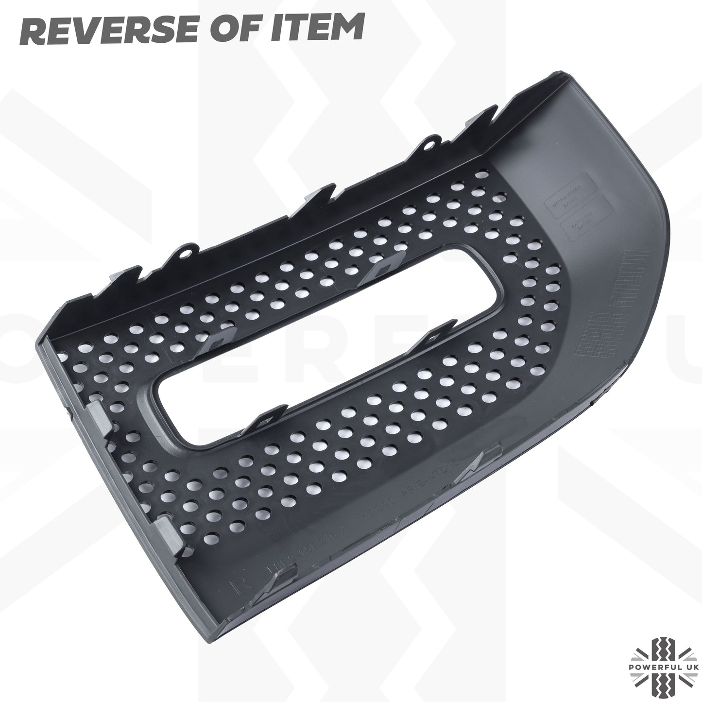 Fog Lamp Surround Grille for Land Rover Defender L663 - Gloss Black - RIGHT