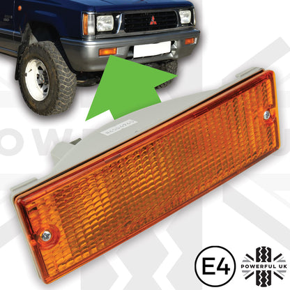Front Bumper Indicator Light - Right - for Mitsubishi L200 Early