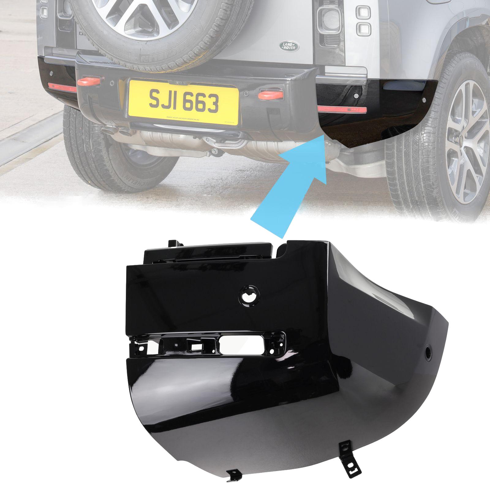 Rear Bumper Corner for Land Rover Defender L663 in Gloss Black