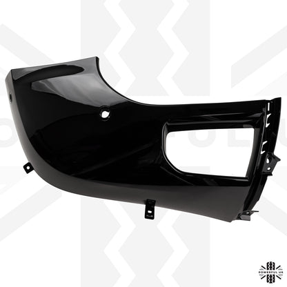 Front Bumper Corner for Land Rover Defender L663 in Gloss Black - RIGHT
