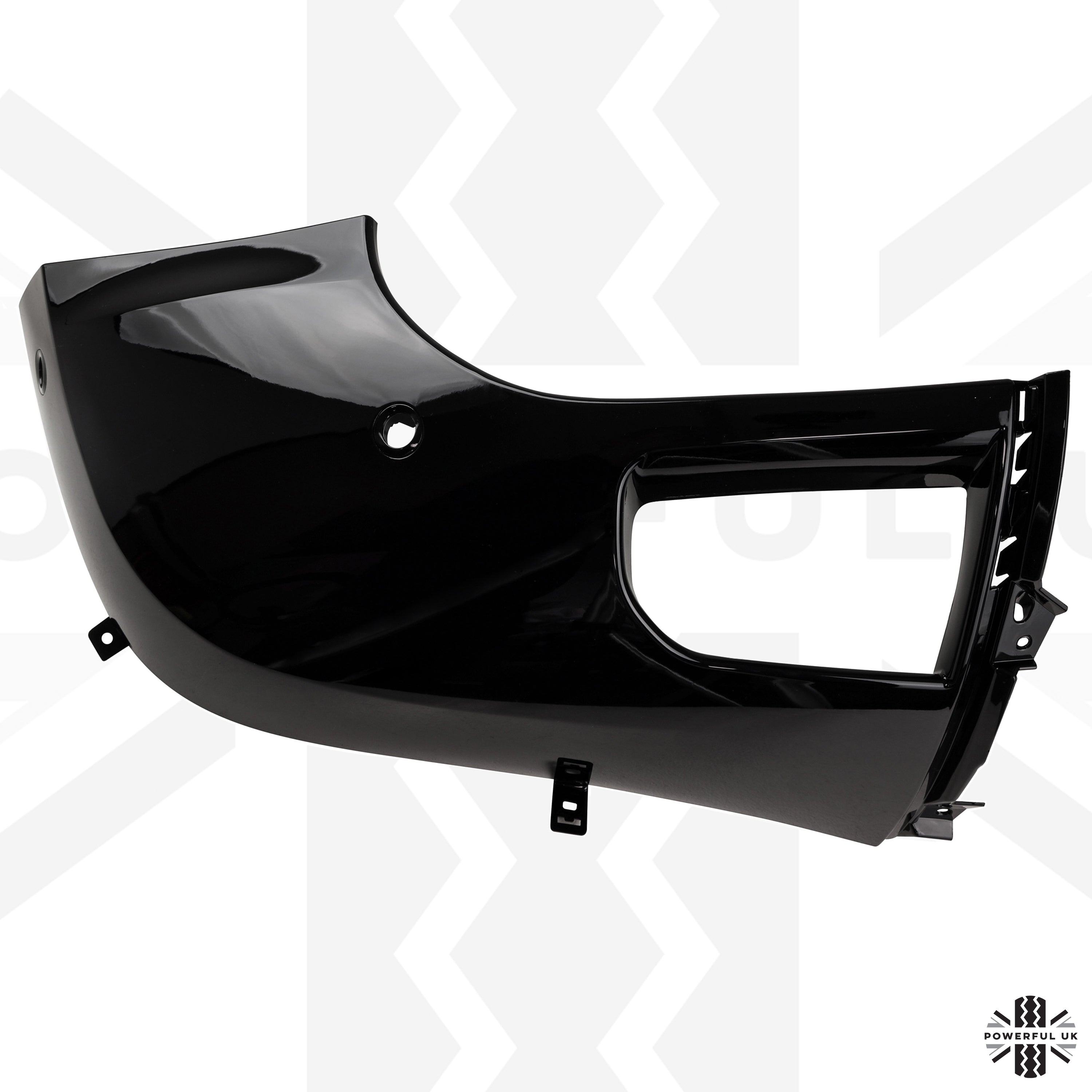 Front Bumper Corner for Land Rover Defender L663 in Gloss Black