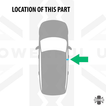 Genuine Front B Pillar Finisher in Gloss Black for Range Rover Sport L494 - Right