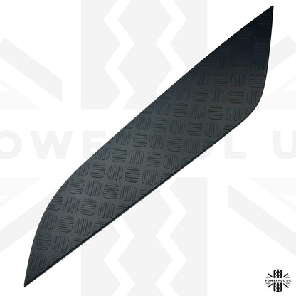 Black Bonnet Chequer Trim Panel for Land Rover Defender L663 - Right