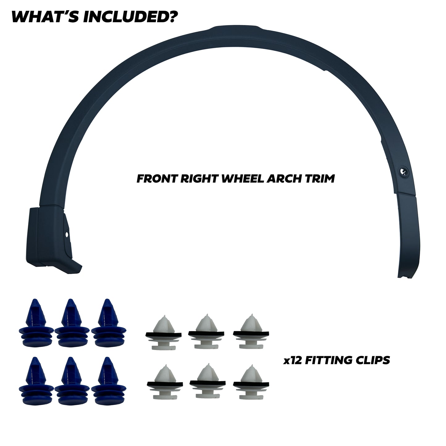 Primer Front Wheel Arch Trim (with PDC hole) for Land Rover Discovery Sport (2019+) - Right