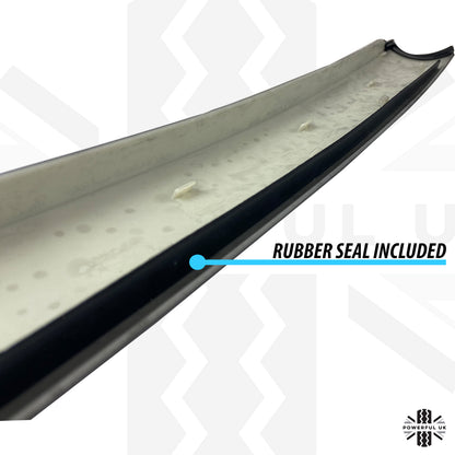 A Pillar Windscreen Finisher in Gloss Black for Land Rover Defender L663 - LEFT (Late Type)