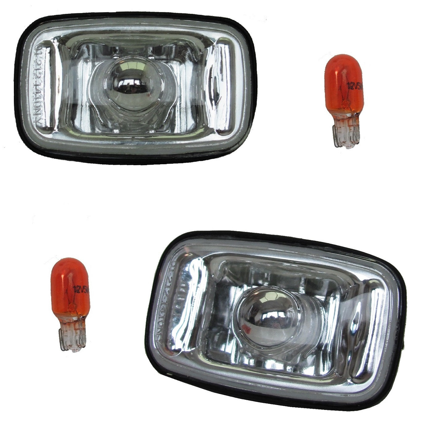 Side Repeaters (Pair) - Chrome for Toyota Hilux Surf