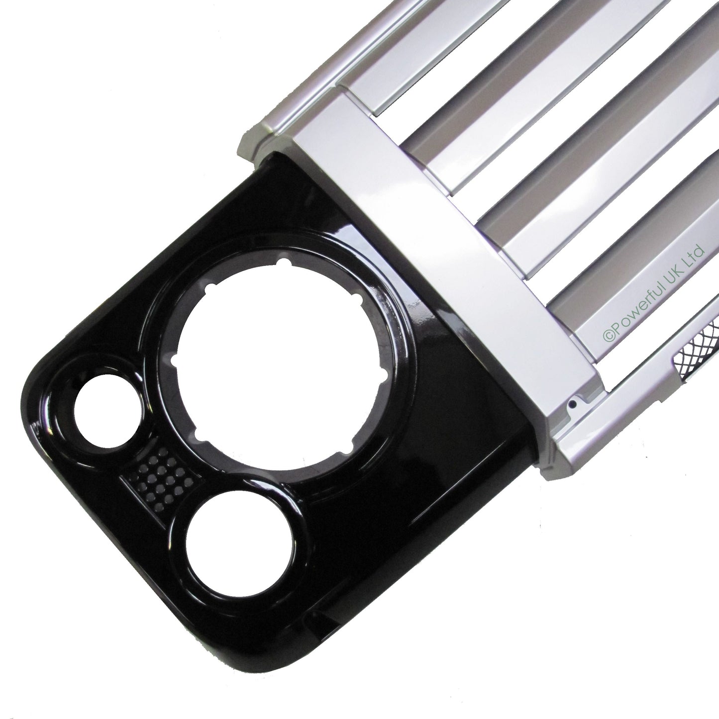 Front Grille Kit - Silver&  Black - for Land Rover Defender SVX