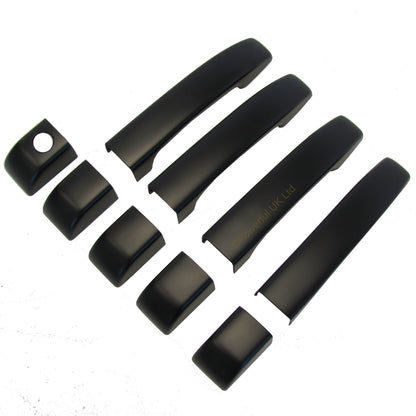 Door Handle Covers (9pc set) for Range Rover L322 -  Satin Black