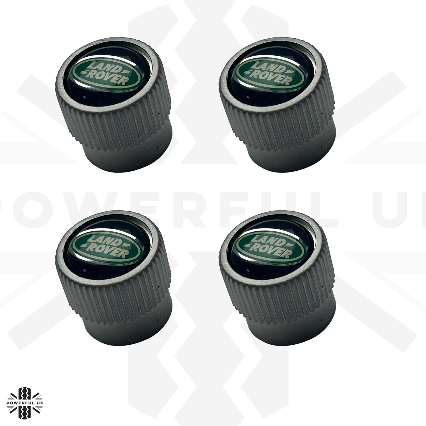 "Land Rover" Dust Valve Caps (4pc) for Range Rover Sport - Genuine
