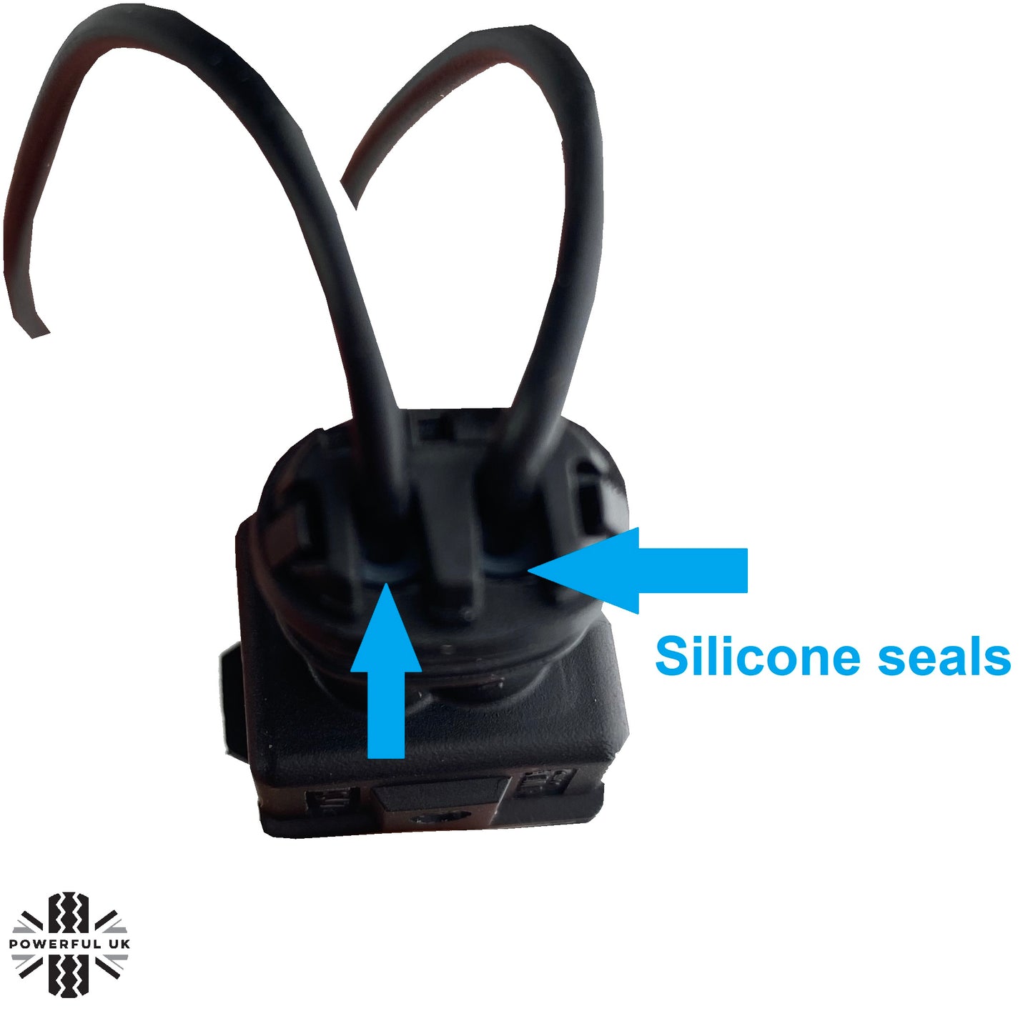 2 Way Electrical AMP Connector with loom - Pair