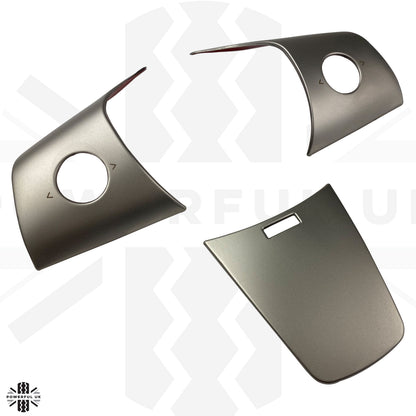 Steering Wheel Column Cover Trims for Tesla Model 3 - Silver