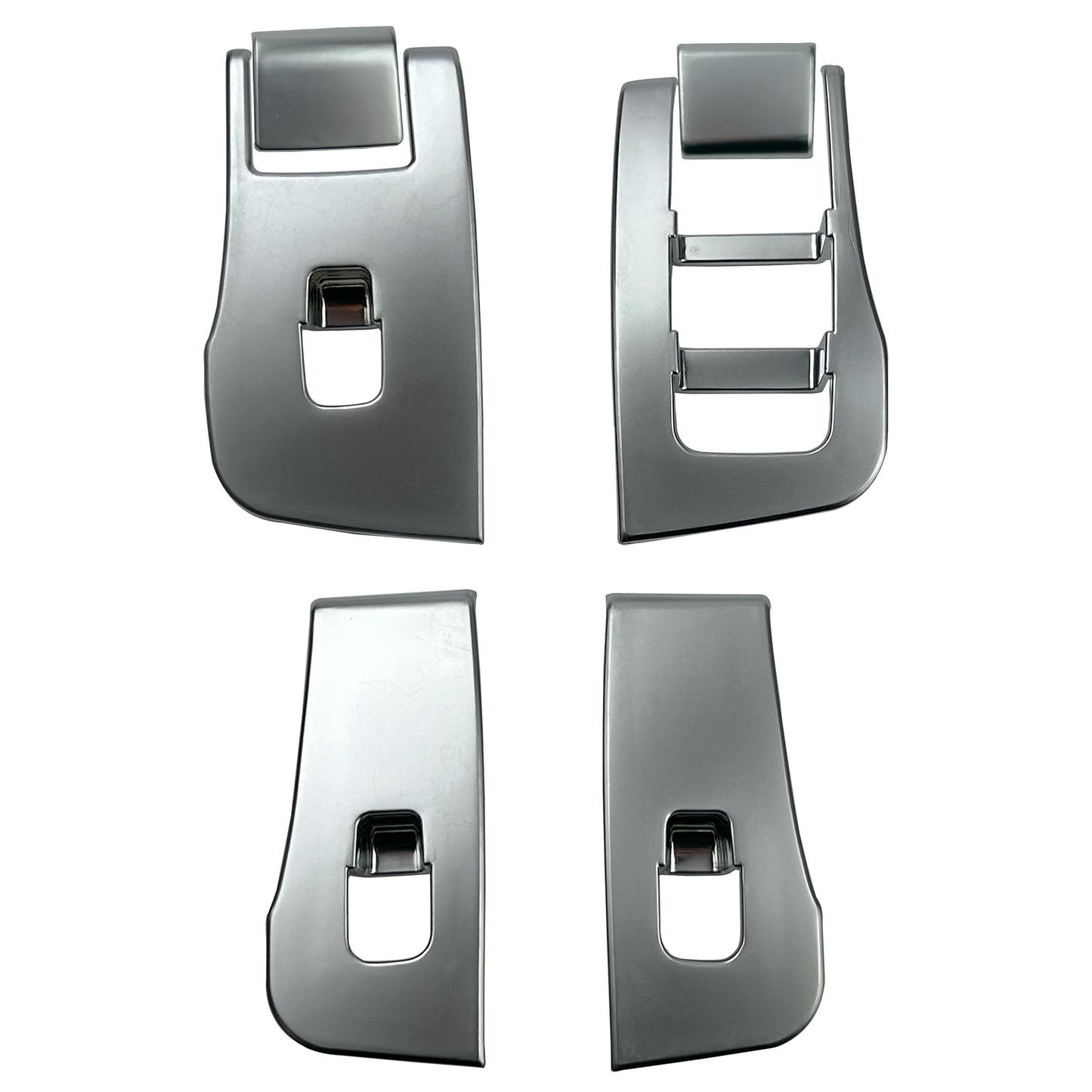 Window Switch Surrounds Trim in Silver for Tesla Model 3 - LHD