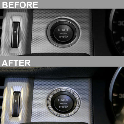 Start / Stop Chrome Metal Button Surround Trim for Range Rover L405