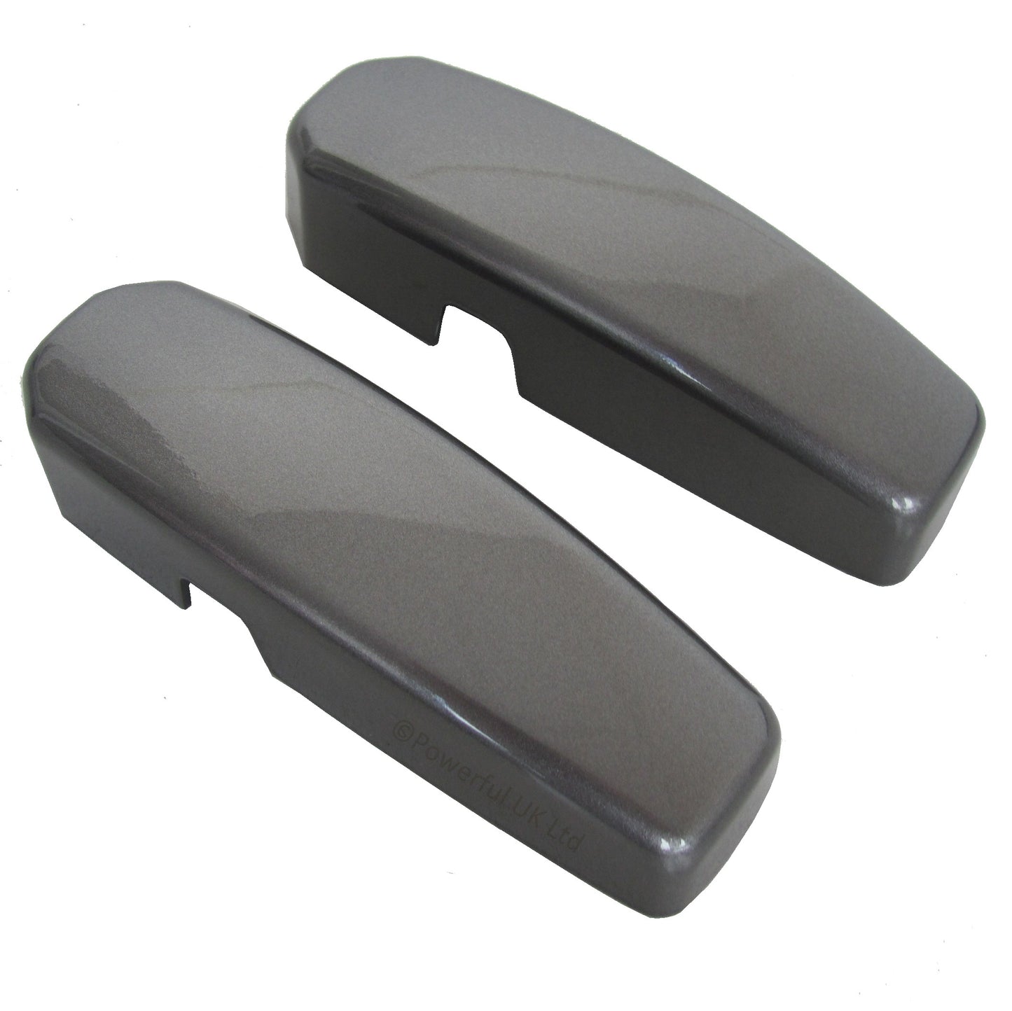 Windscreen Bracket Protector Covers - Stornoway Grey - for Land Rover Defender