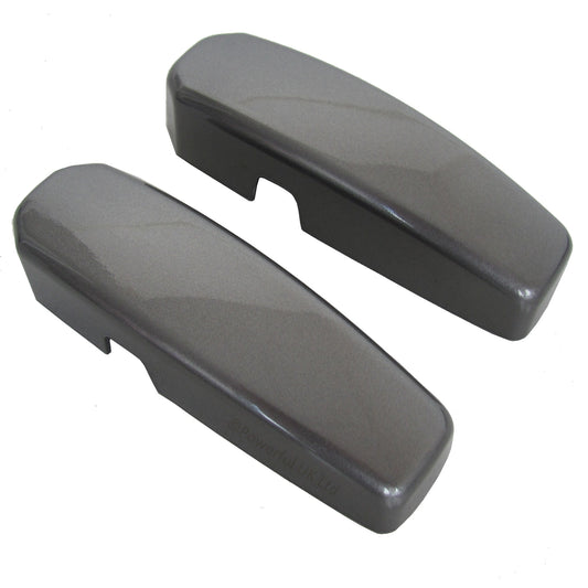 Windscreen Bracket Protector Covers - Stornoway Grey - for Land Rover Defender