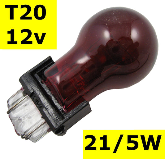 T20 Wedge Bulb RED (3157)