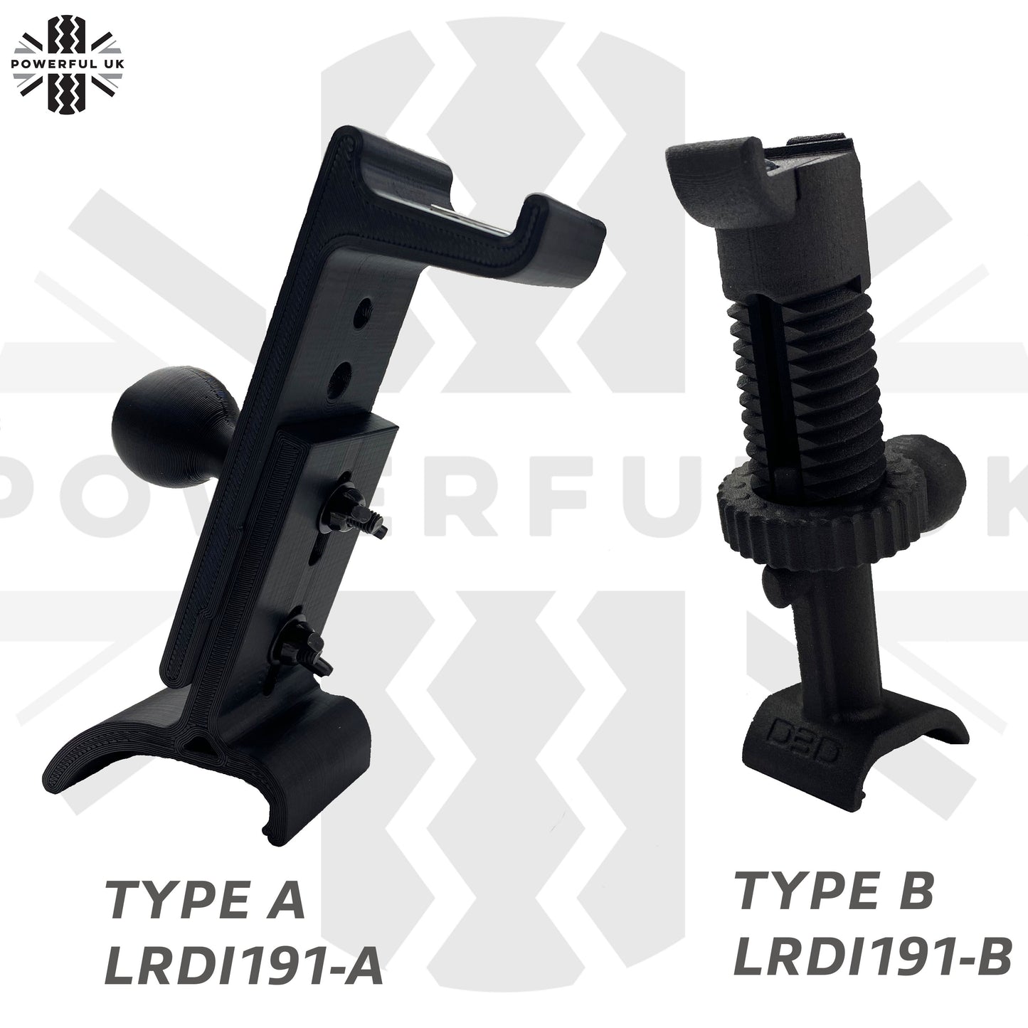 Dash Clamp/Mount System with 1" ball head for Land Rover Defender L663 - Type B