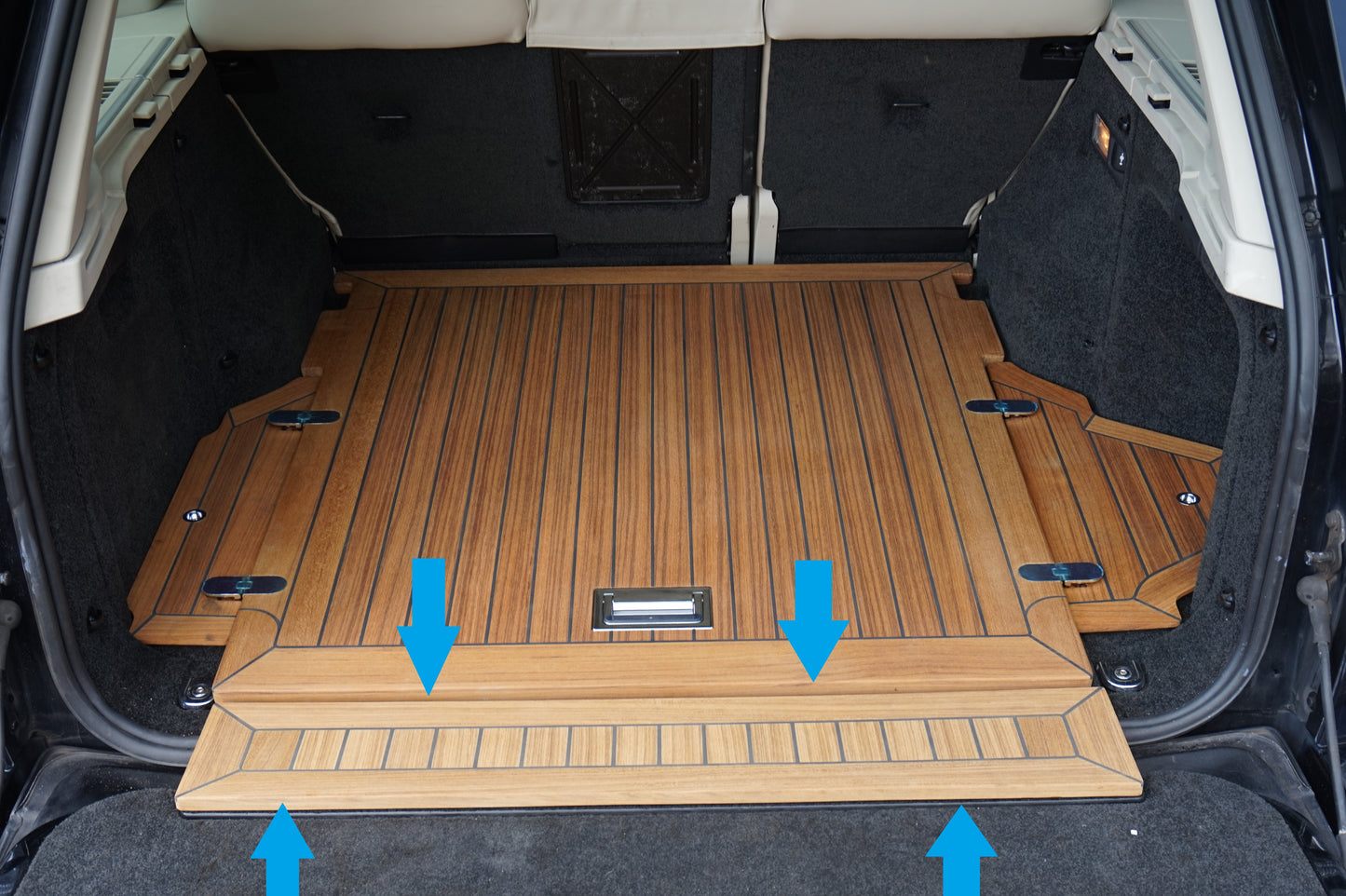 Genuine Wooden Teak Tailgate Boot Panel for Range Rover L322 Ultimate Edition